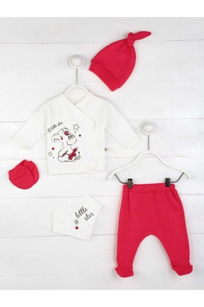 Fuchsia Newborn Girl Baby 5