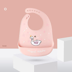 Silicone Bibs For Kids Newborn Feeding