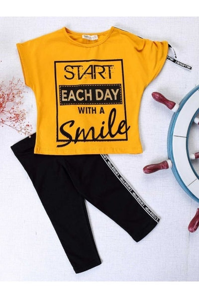 Yellow Summer Girl Child The Tights suit