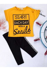 Yellow Summer Girl Child The Tights suit