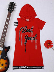 Hooded Skirt Dress Daily Party