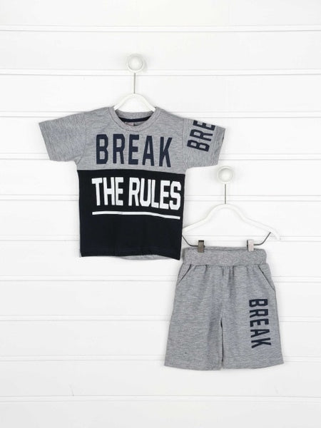 Summer Shorts T-shirt 2 Pcs Suit