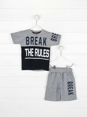 Summer Shorts T-shirt 2 Pcs Suit