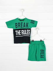 Summer Shorts T-shirt 2 Pcs Suit
