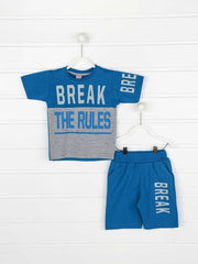 Summer Shorts T-shirt 2 Pcs Suit