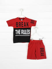 Summer Shorts T-shirt 2 Pcs Suit
